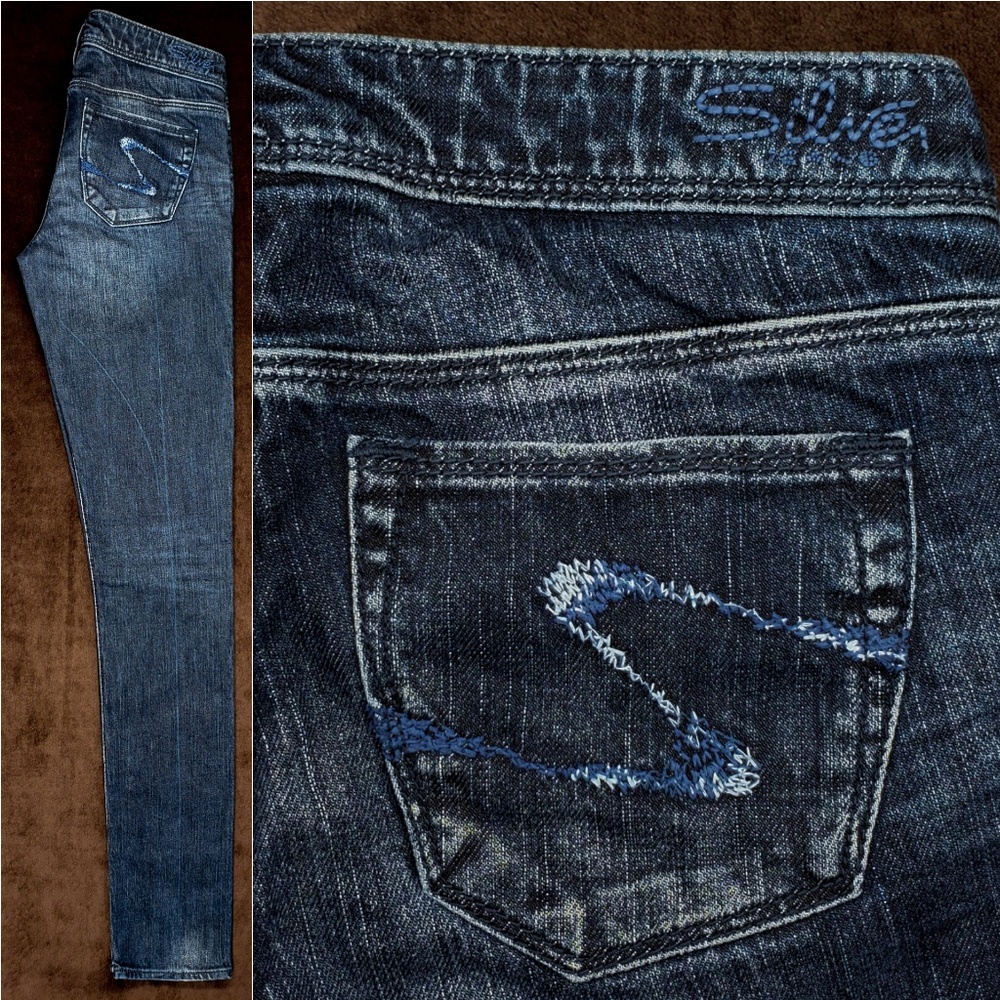 Silver Jeans NWOT🌟AUDREY💋Skinny🌶️sz 25 x 33-1/2
